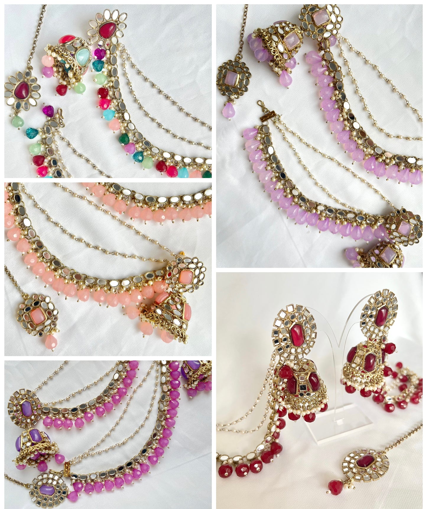 2-in-1 Jhumka Sahara Tikkaset