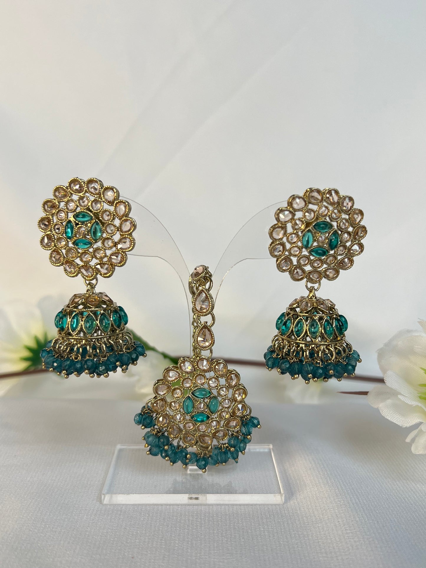 Roohi Jhumka Tikkaset - 7 colors