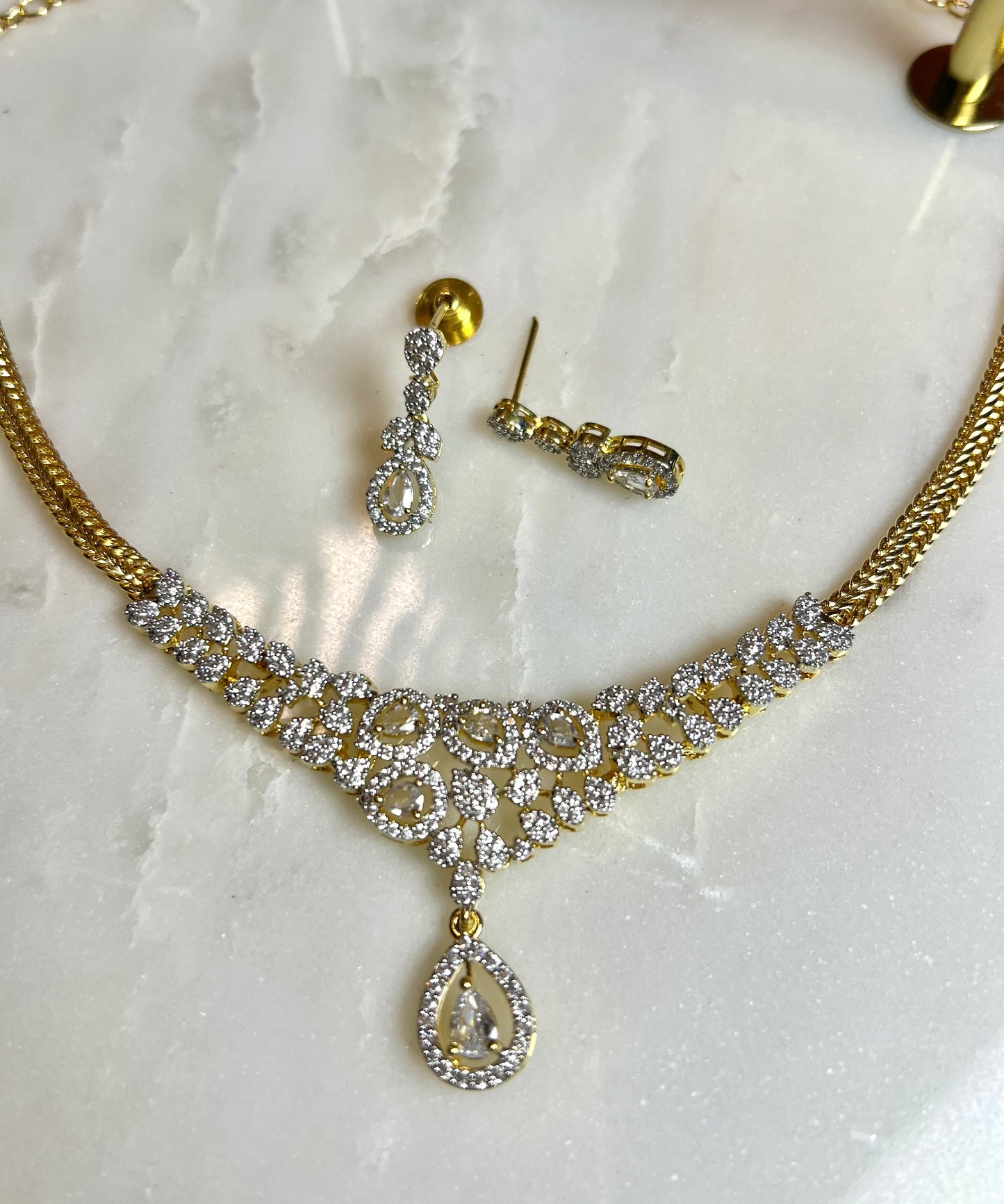 Necklaceset light - Gold