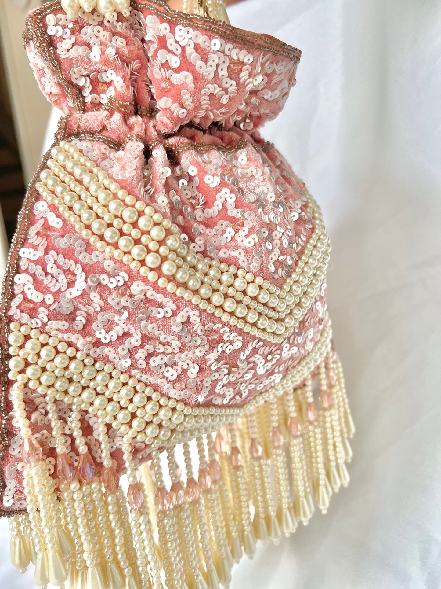 Potlibag Chiq Velvet - Pink