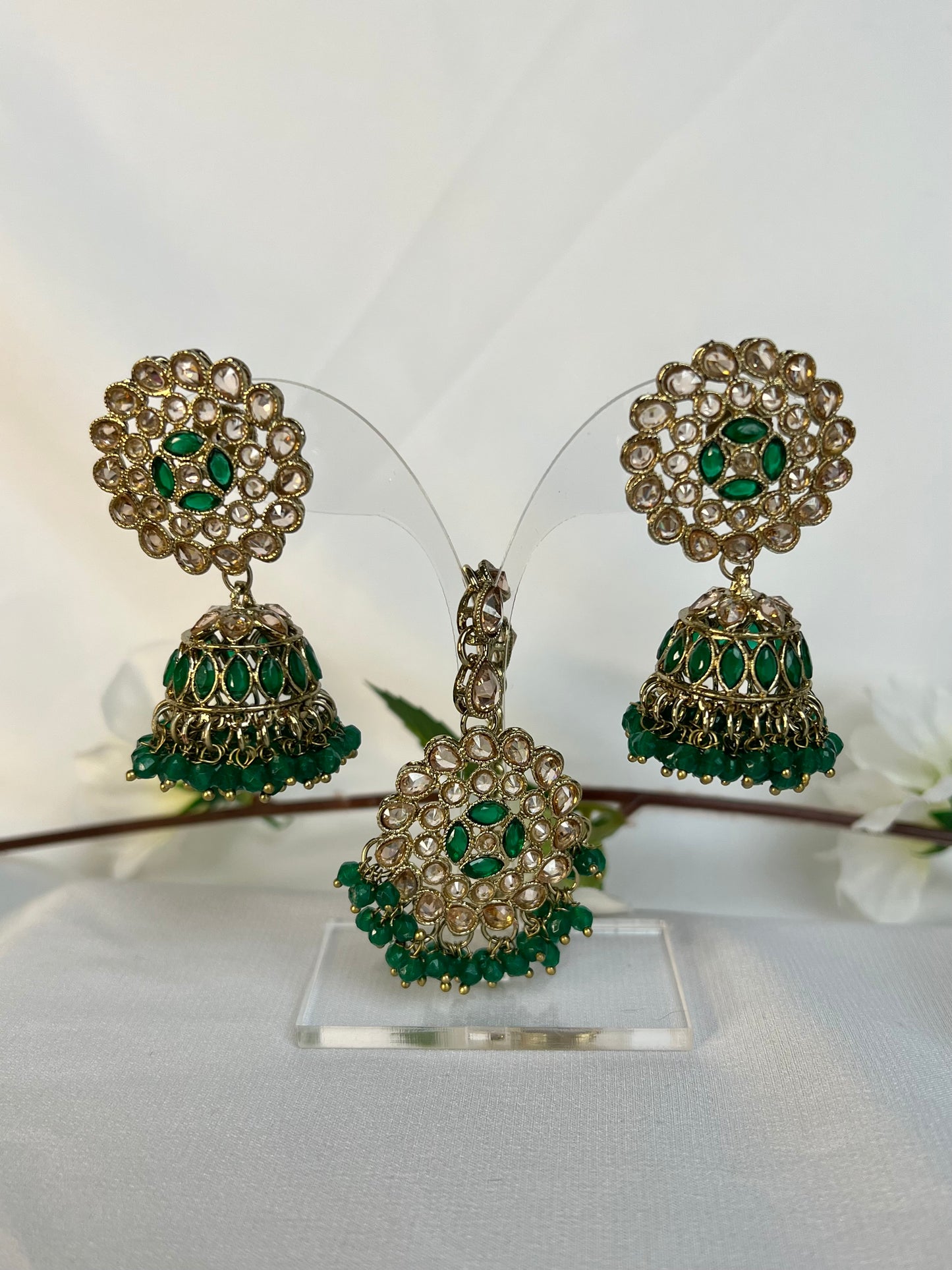 Roohi Jhumka Tikkaset - 7 colors