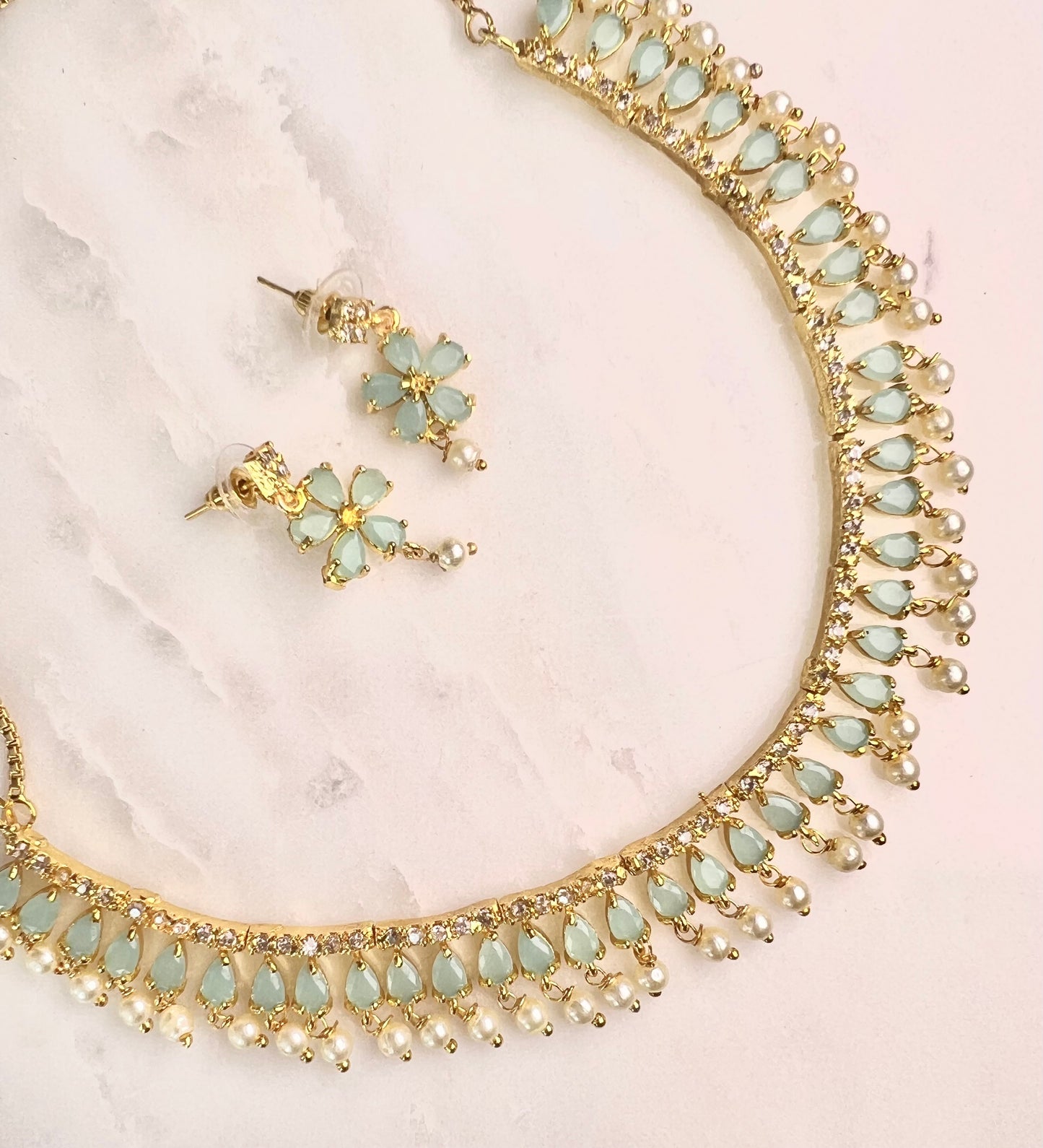 Eli Pearl Necklaceset - 4 colors