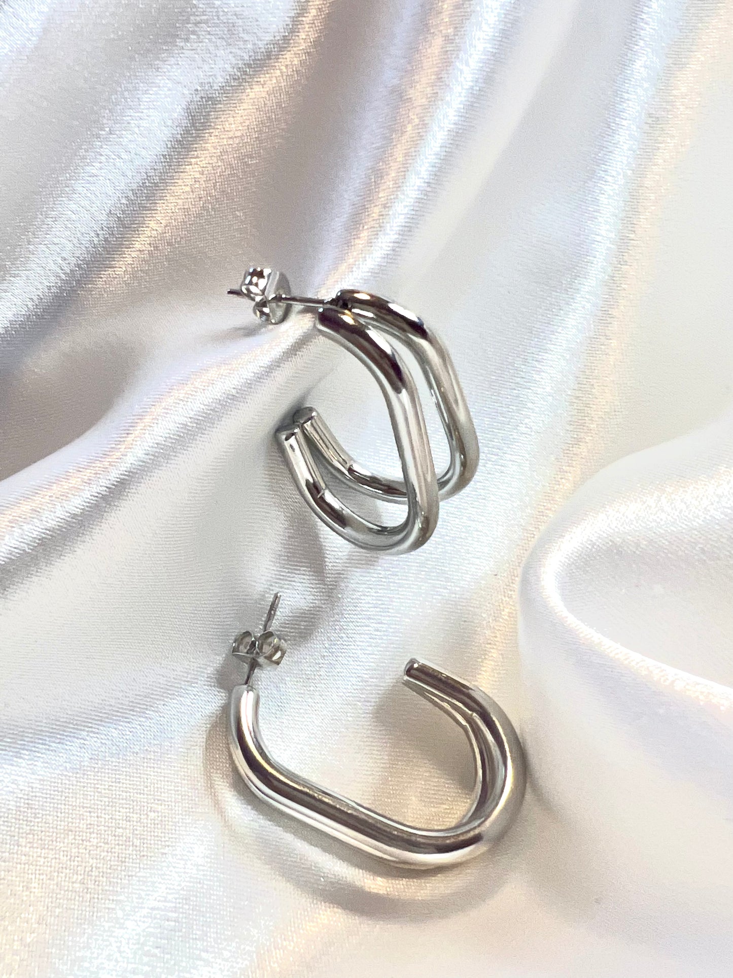 Coco Hoops - Silver sale