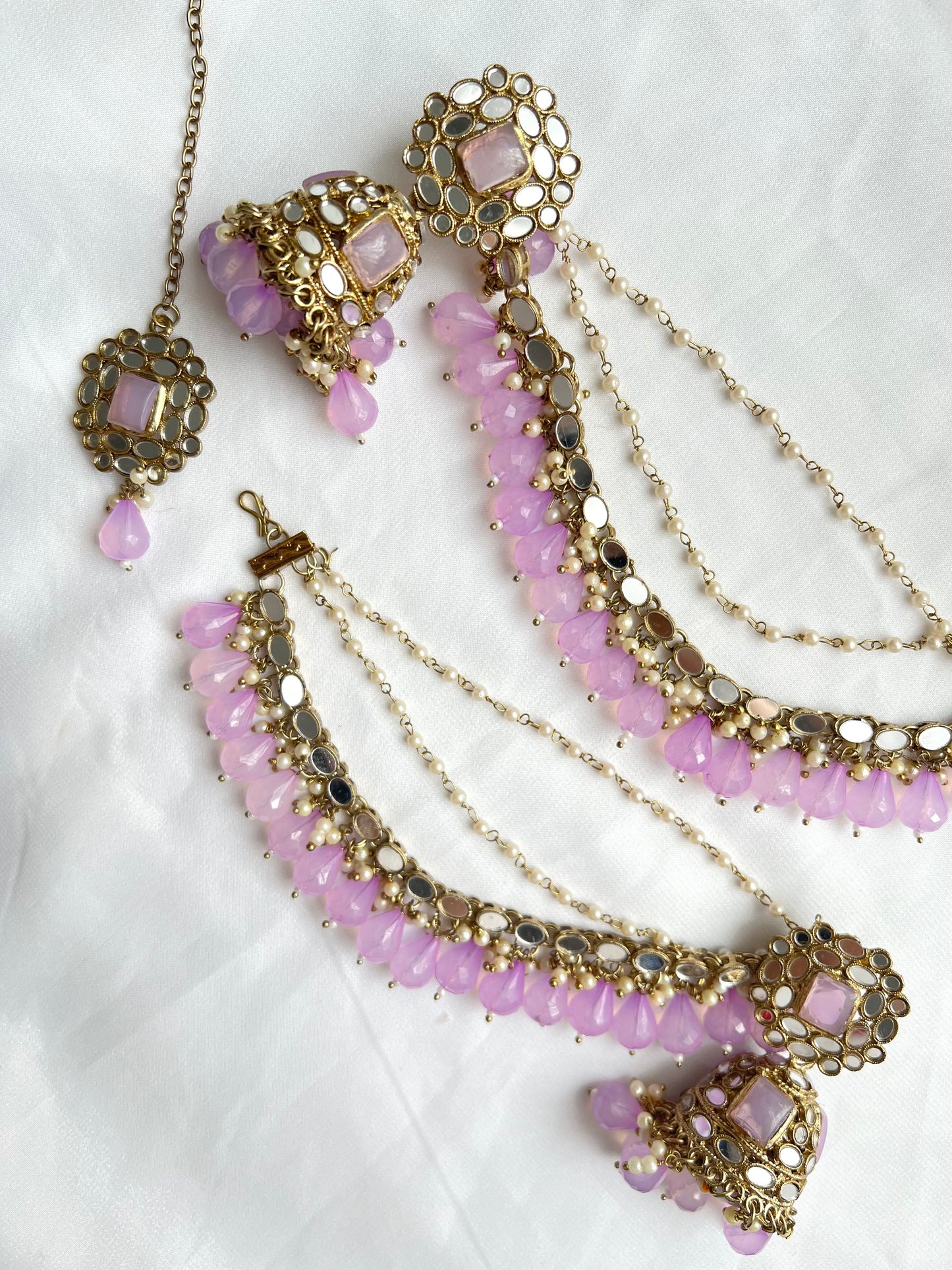 2-in-1 Jhumka Sahara Tikkaset