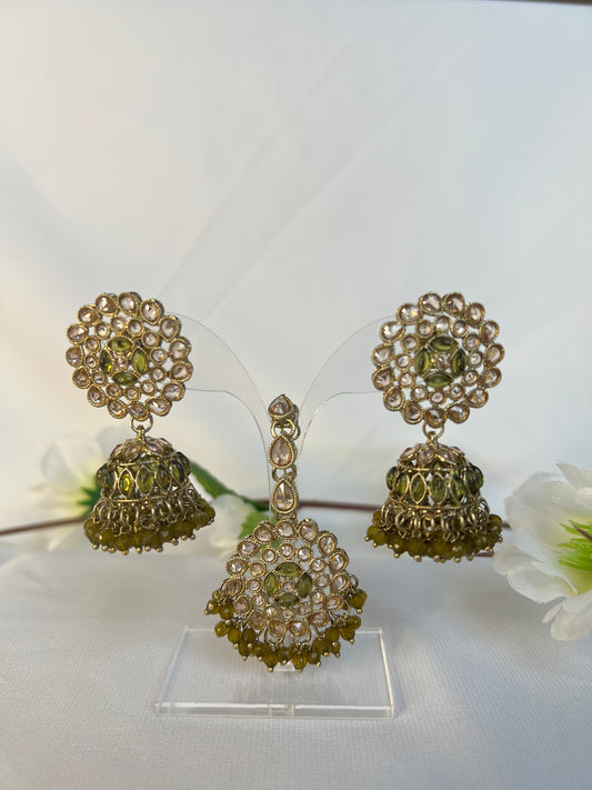 Roohi Jhumka Tikkaset - 7 colors