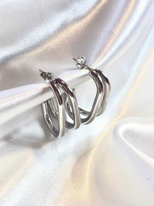 Coco Hoops - Silver sale
