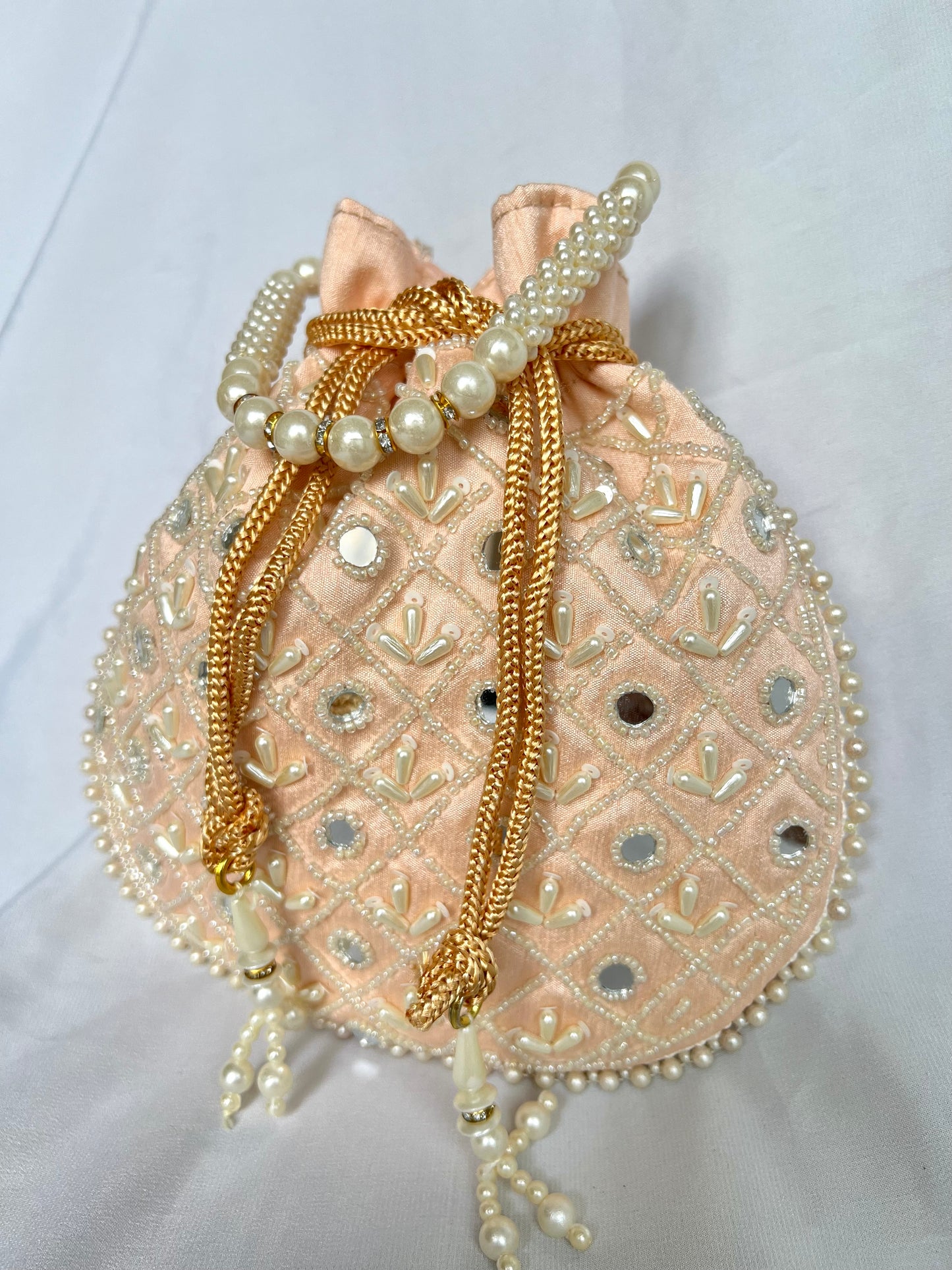 Potlibag Asees - Peach/Babypink