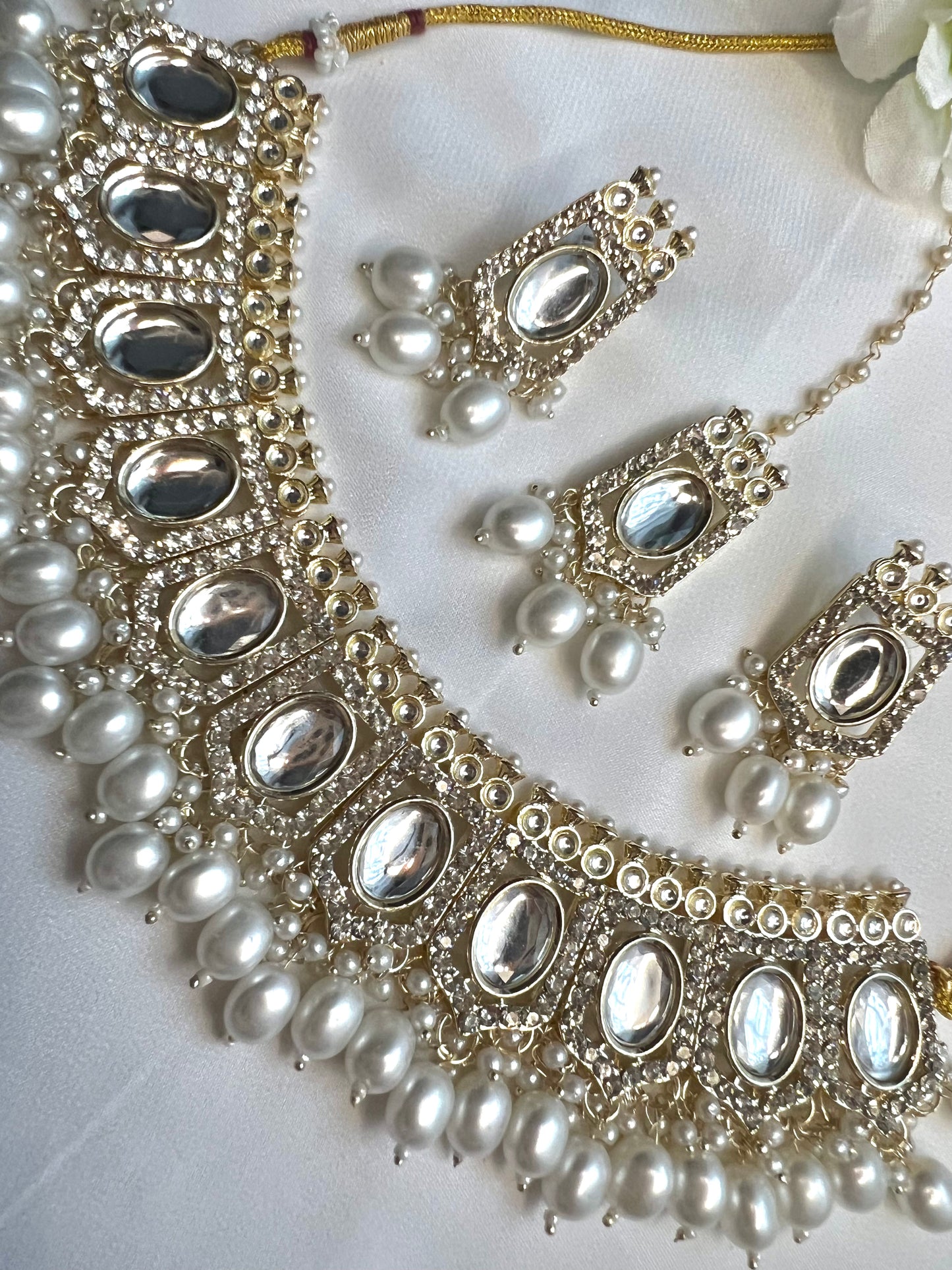 Ravina Necklaceset - White