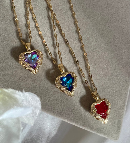 Crystal Sweetheart Necklace sale
