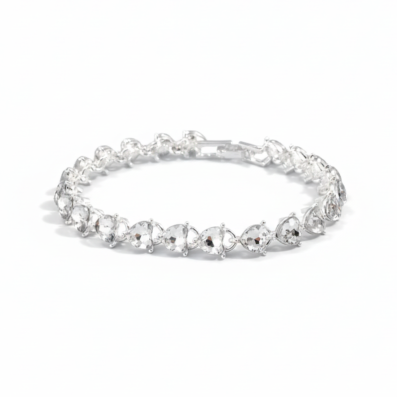 Heart Bracelet - Silver