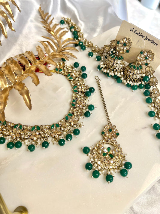 Sahara Necklaceset - Green