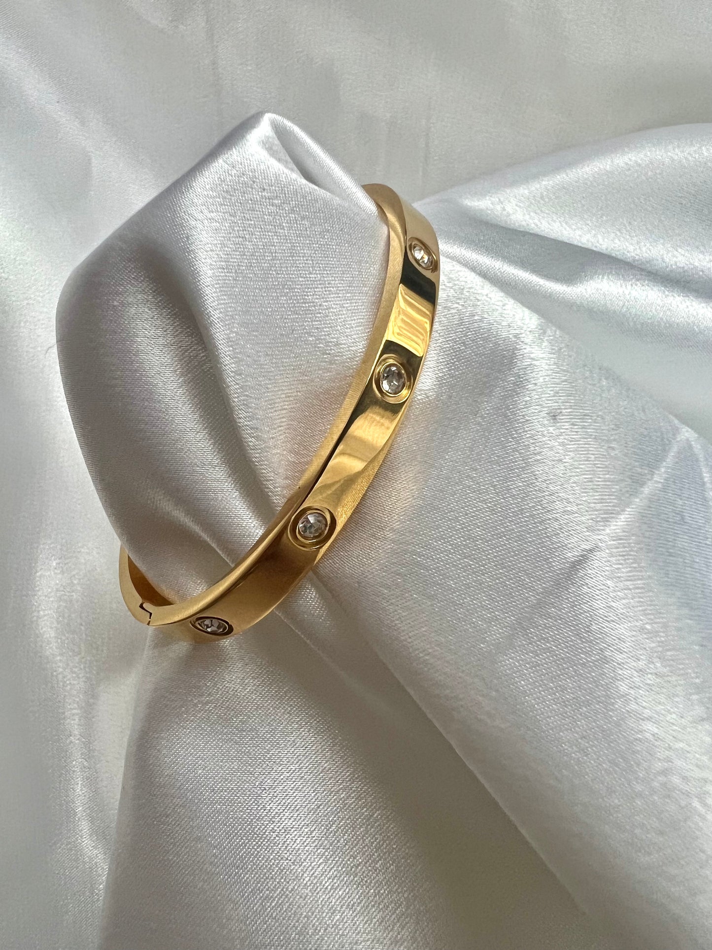 LYNA | Bracelet with Zirconia Stones sale