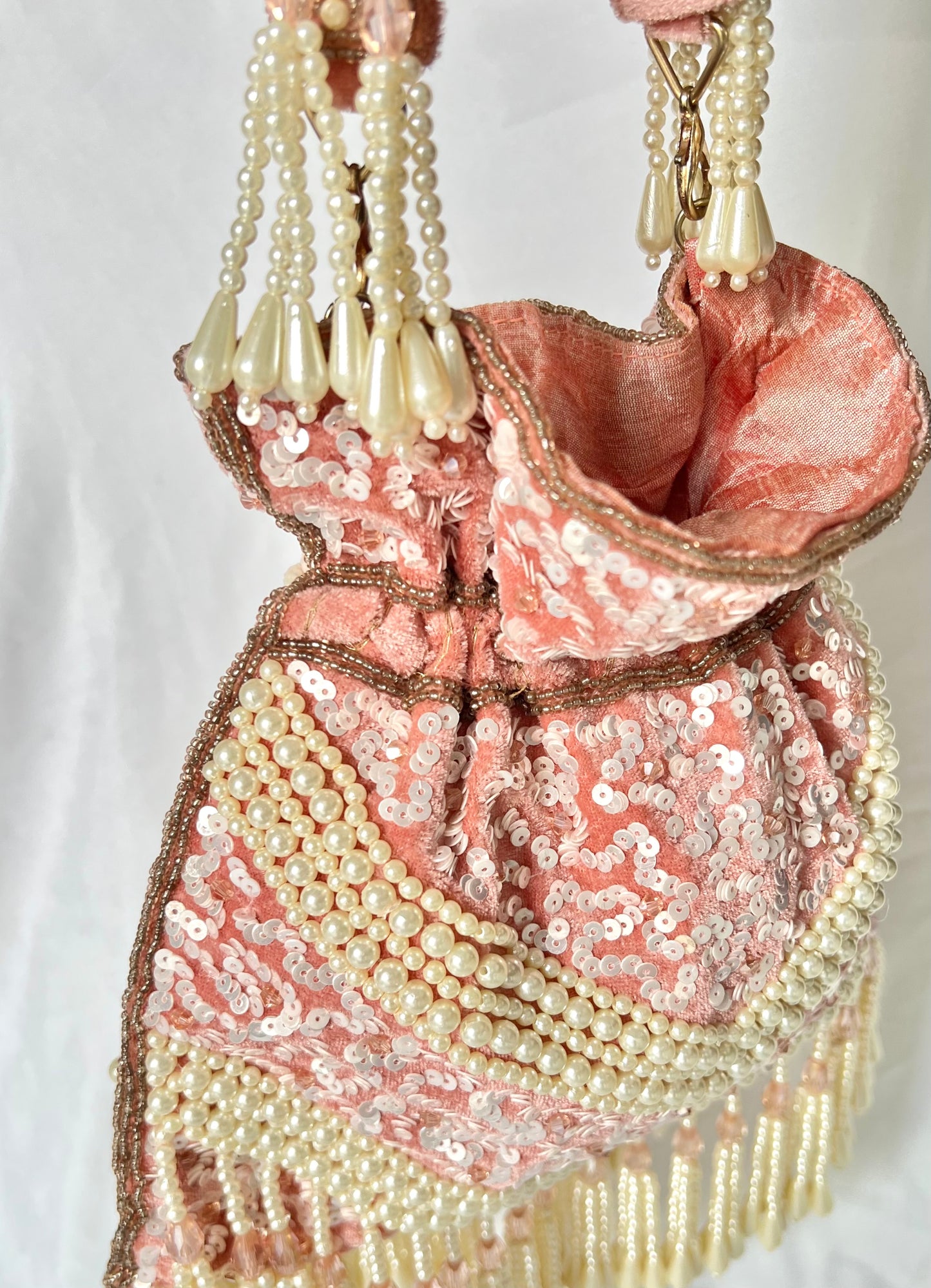 Potlibag Chiq Velvet - Pink