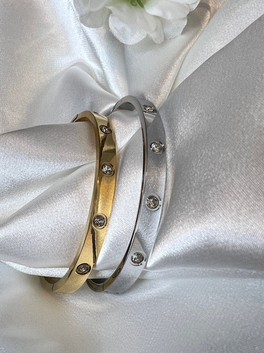 LYNA | Bracelet with Zirconia Stones sale