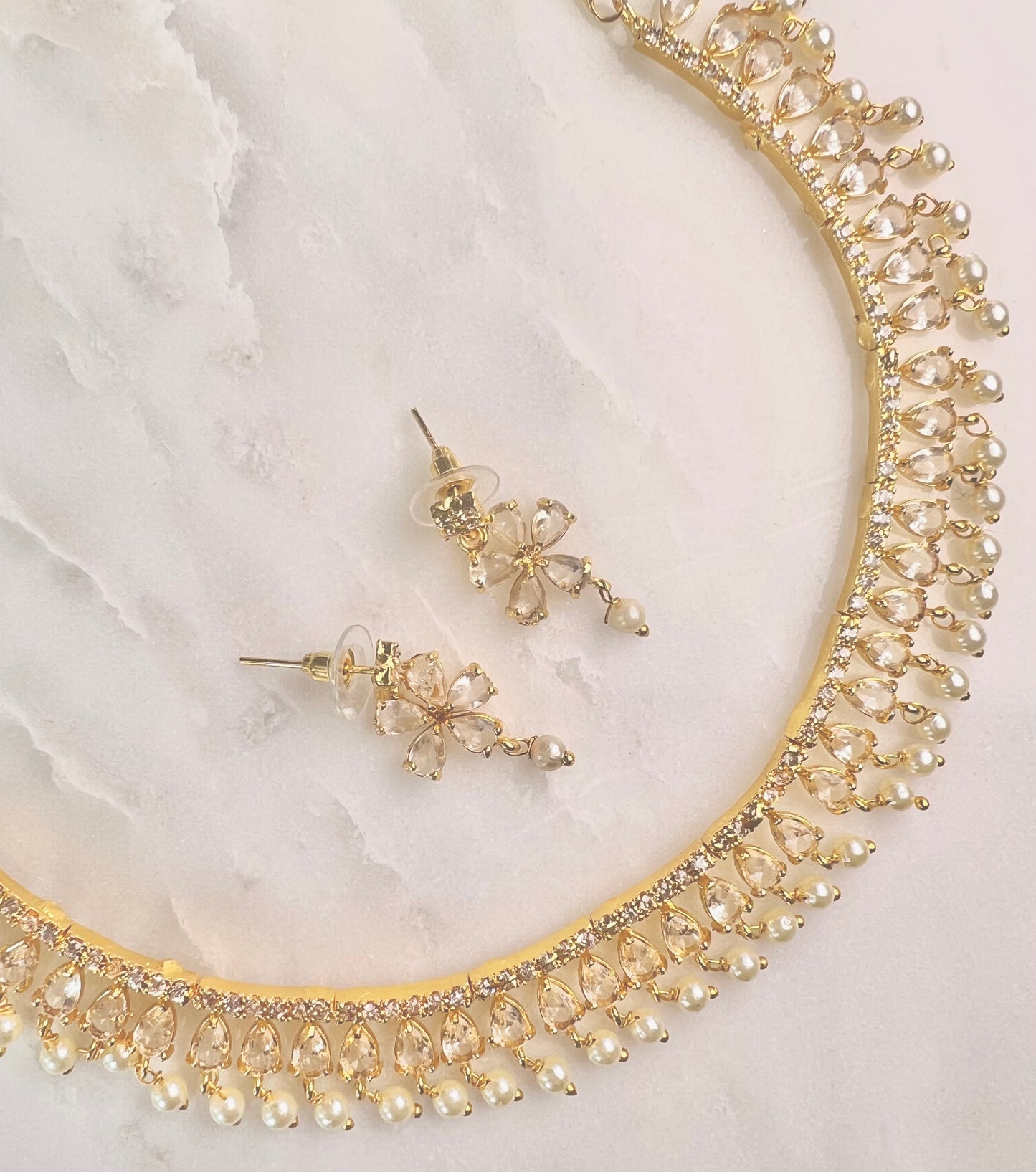 Eli Pearl Necklaceset - 4 colors
