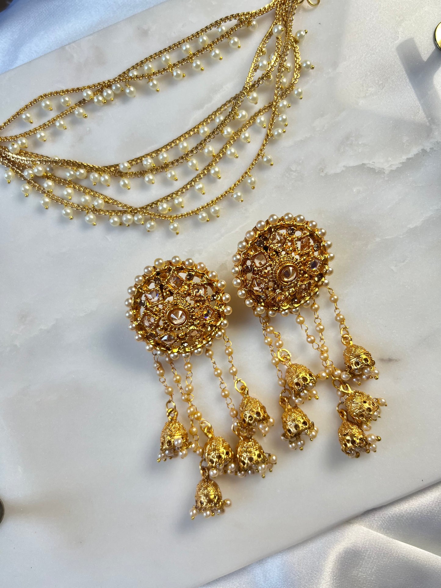 Bahubali Earrings with Sahara