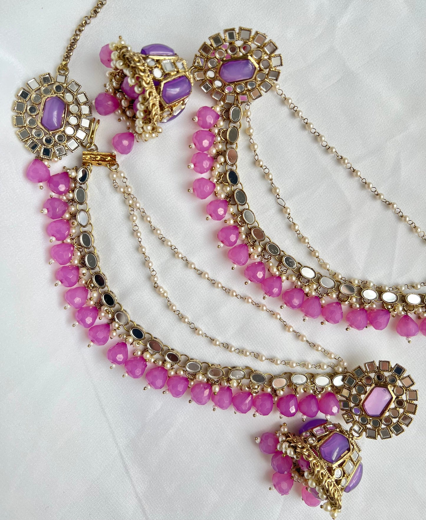 2-in-1 Jhumka Sahara Tikkaset