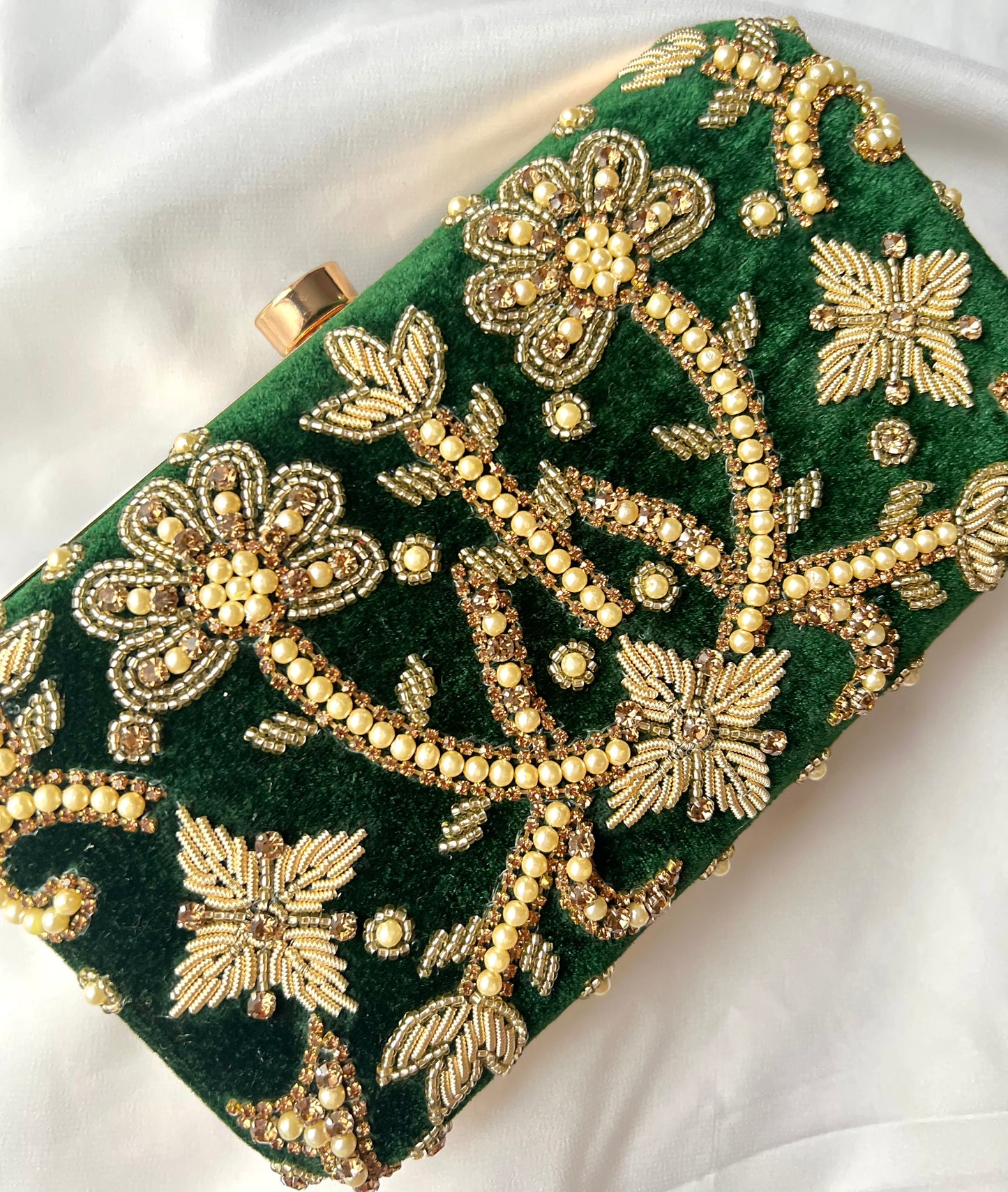 Green Pearl Clutch