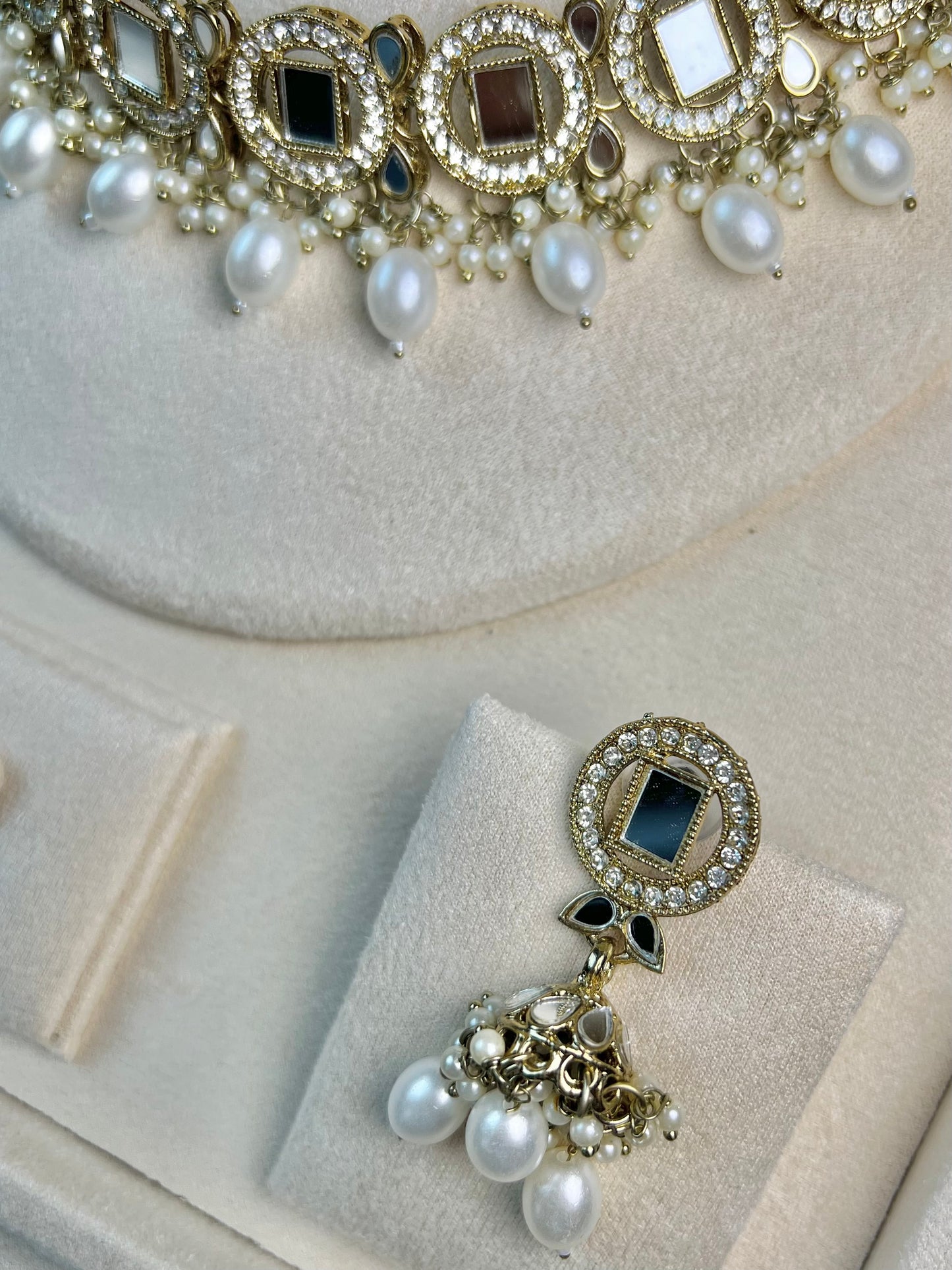 Rima Necklaceset - White