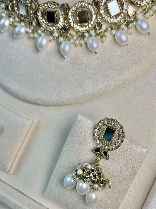 Rima Necklaceset - White