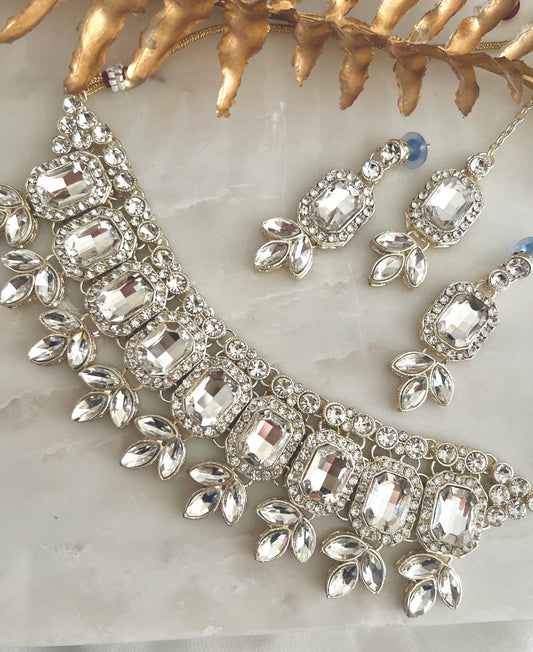 Safaa Necklaceset - Silver