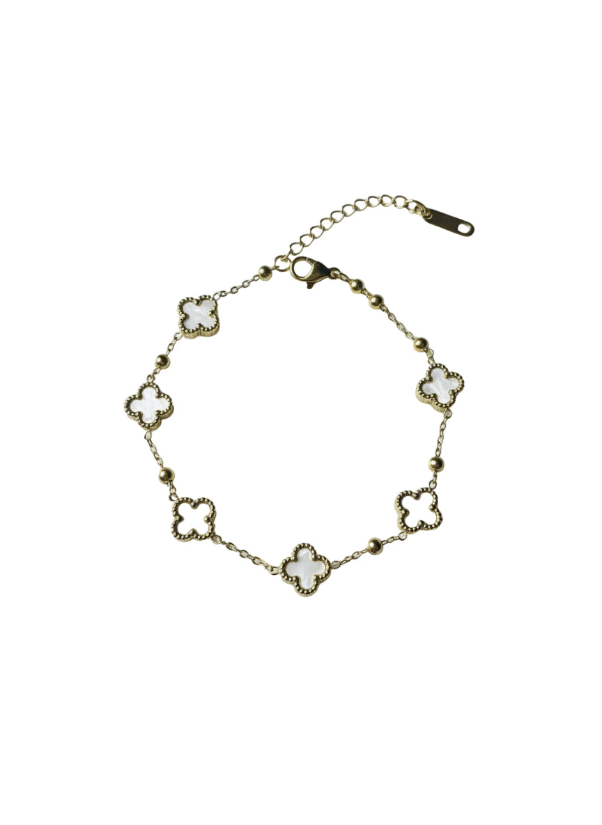 Lucky Ball Bracelet - White
