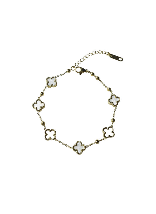 Lucky Ball Bracelet - White