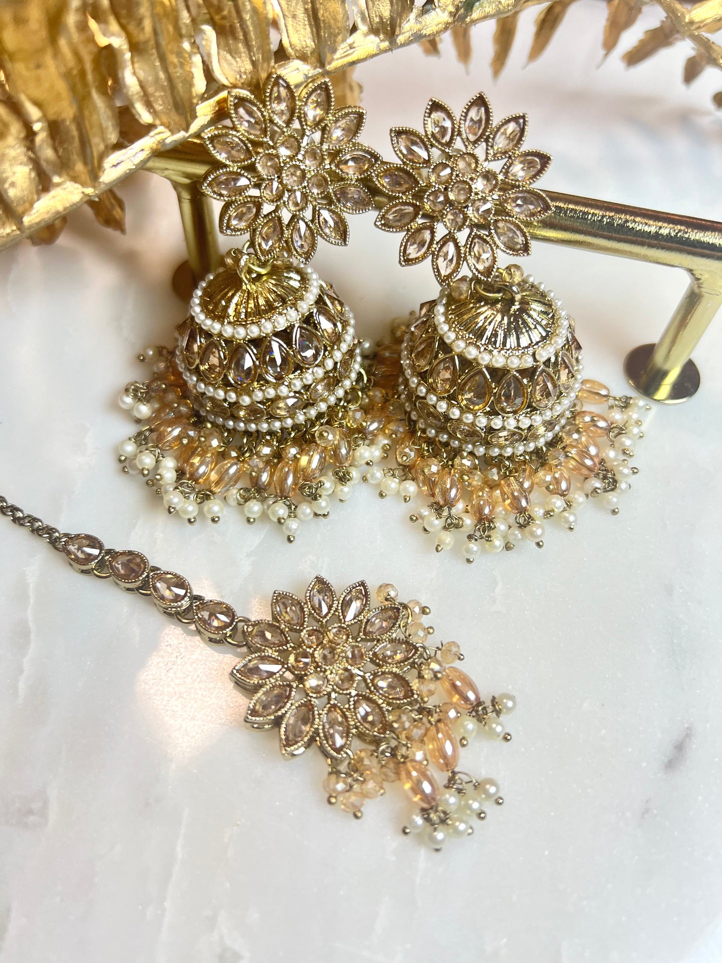 Jhumka Tikkaset - 3 colors