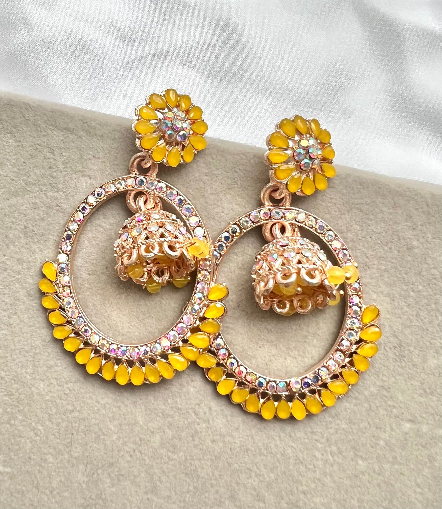 Tania Jhumka Earrings - 12 colors