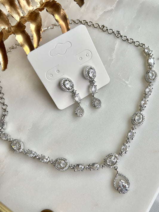 AD Necklaceset Light - White