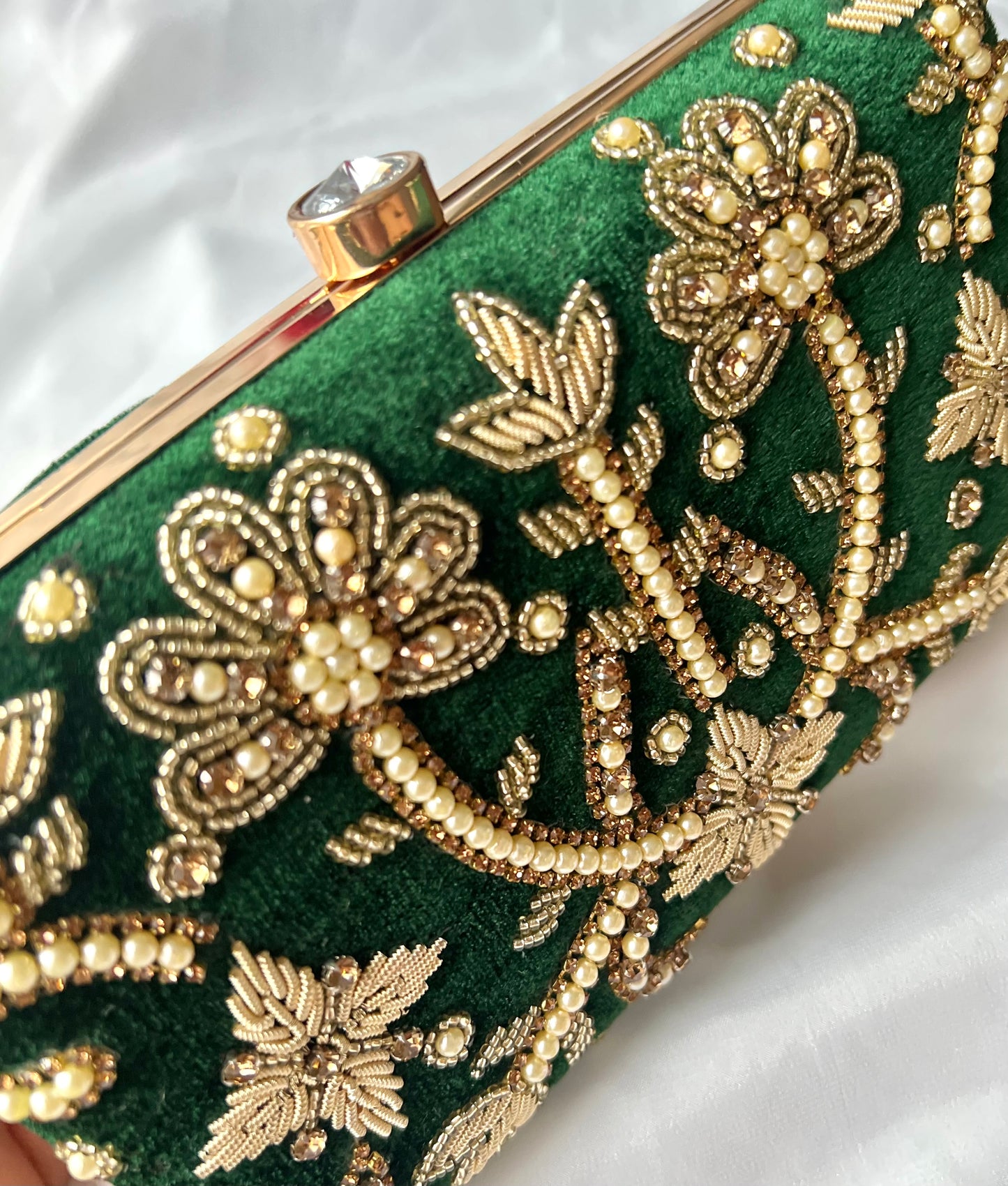 Green Pearl Clutch