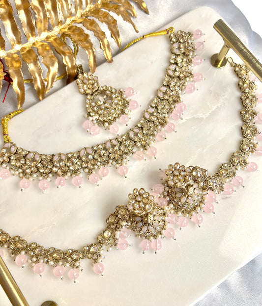 Sahara Necklaceset - Baby Pink