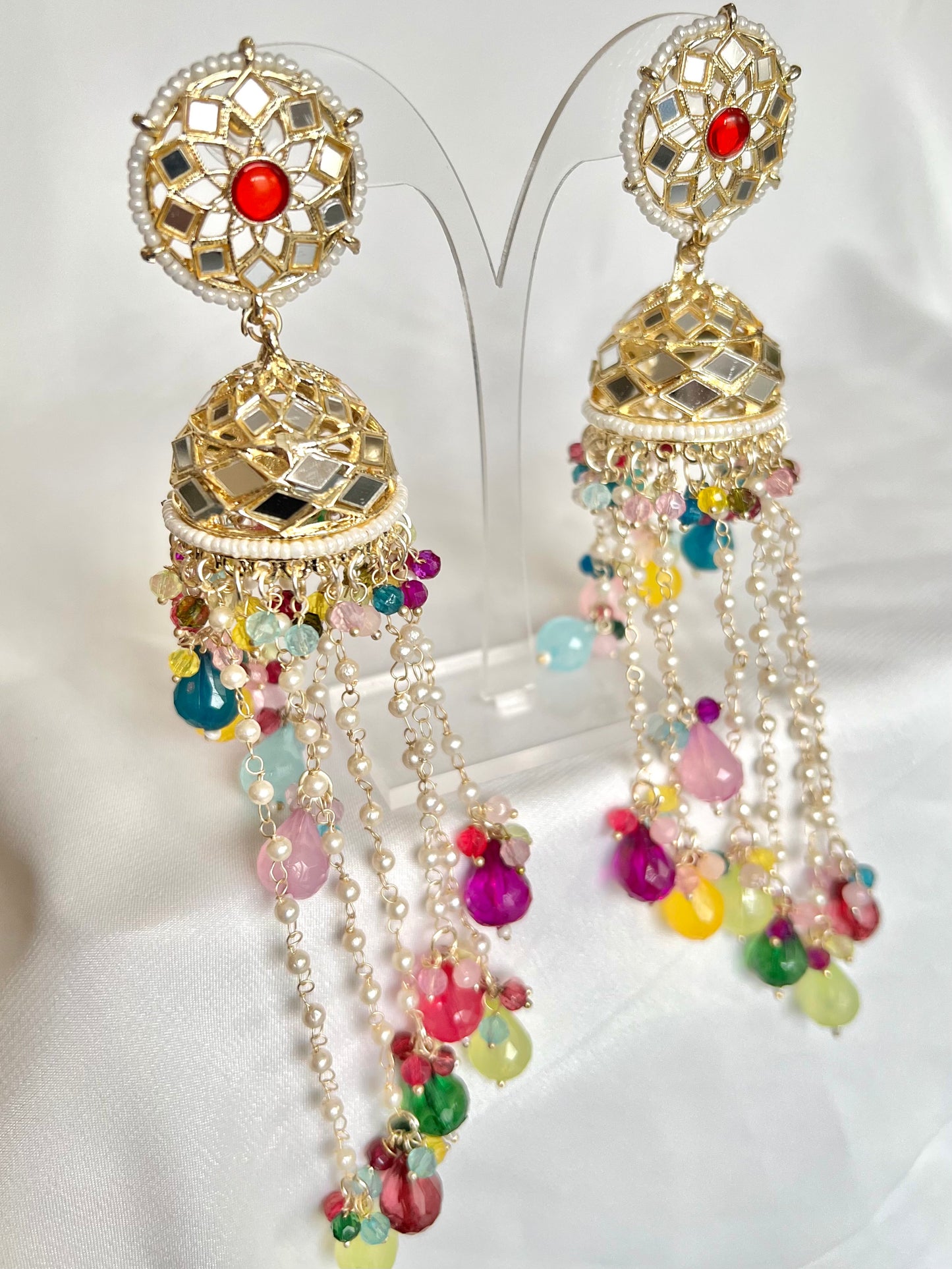 Long Jhumka Earrings - 5 colors