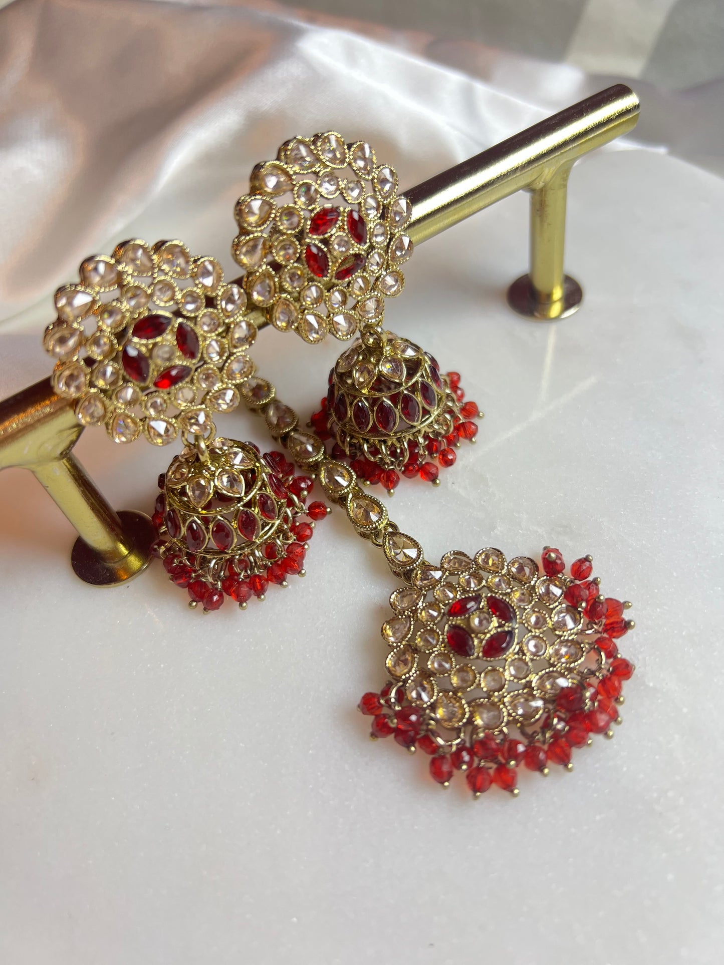 Roohi Jhumka Tikkaset - 7 colors