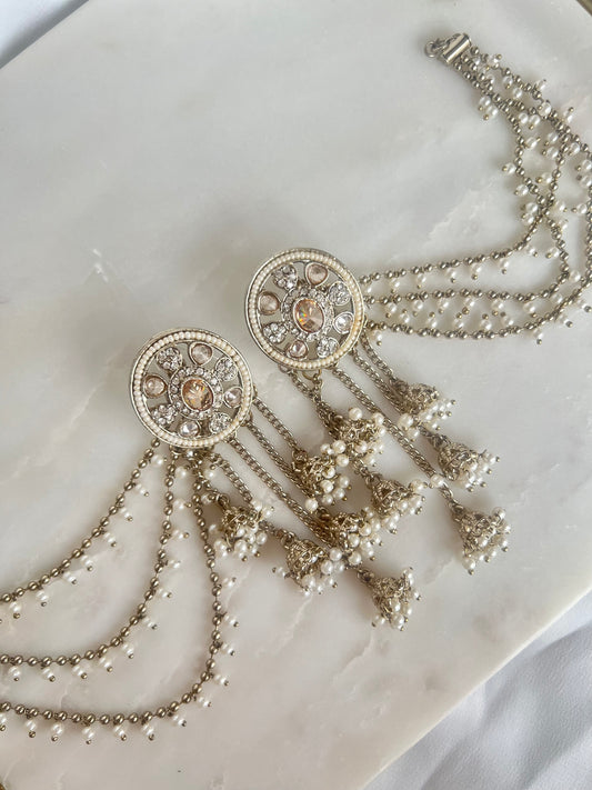 Bahubaali Earrings with Sahare