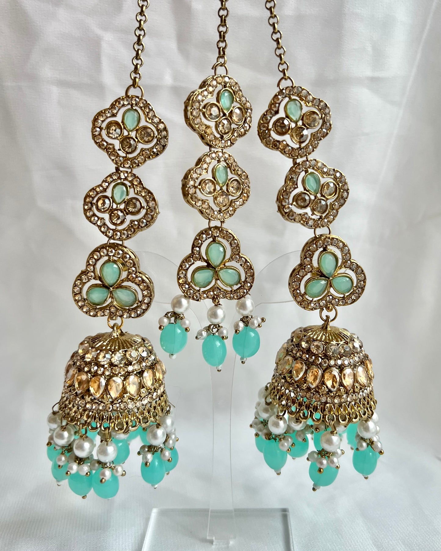 Jhumka Sahara Tikkaset - 6 colors