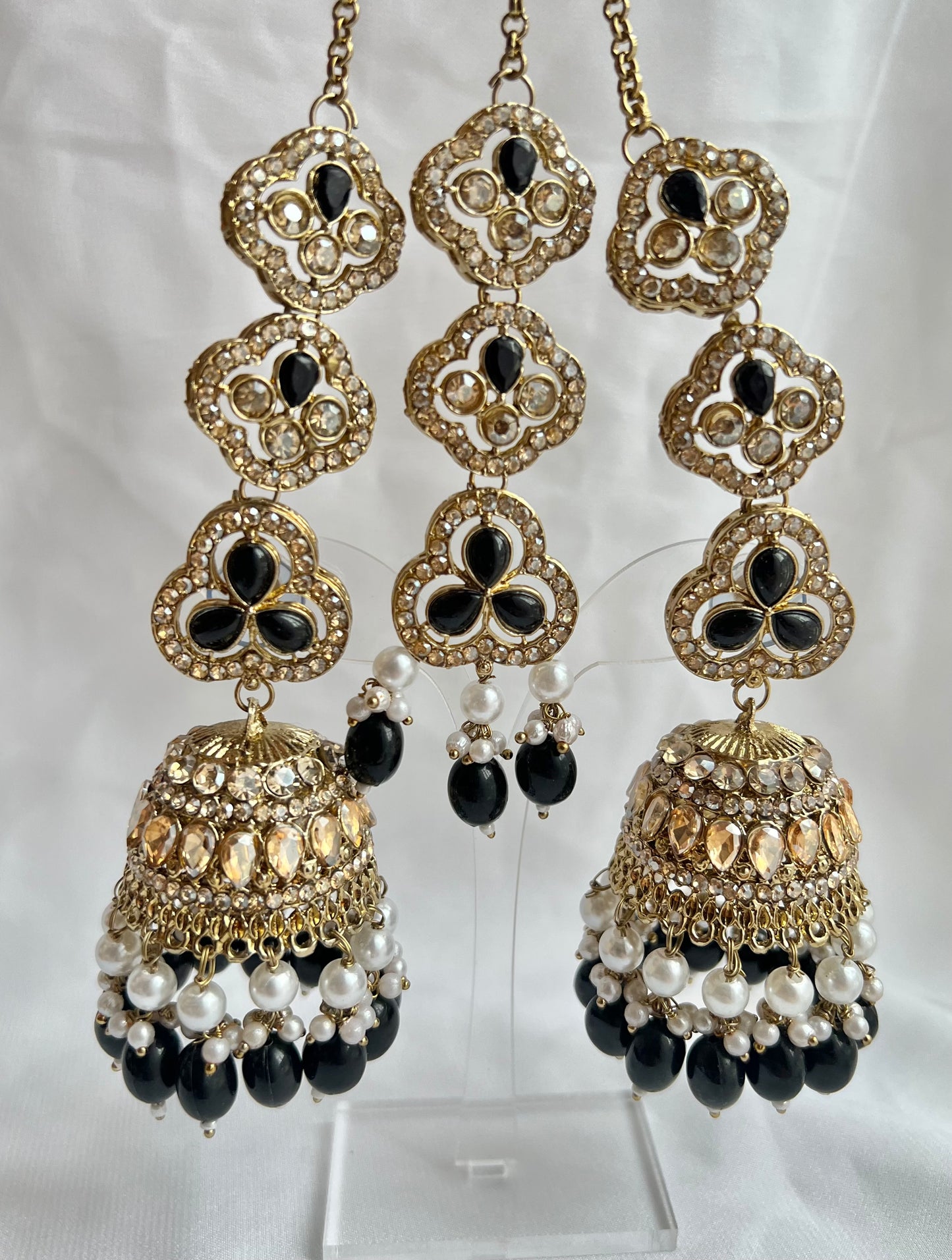 Jhumka Sahara Tikkaset - 6 colors