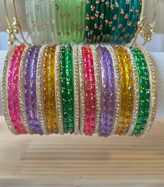 Raindrop Bangles Set