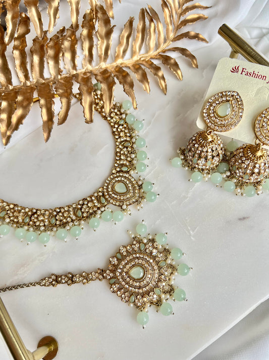 Vani Necklaceset - Mint