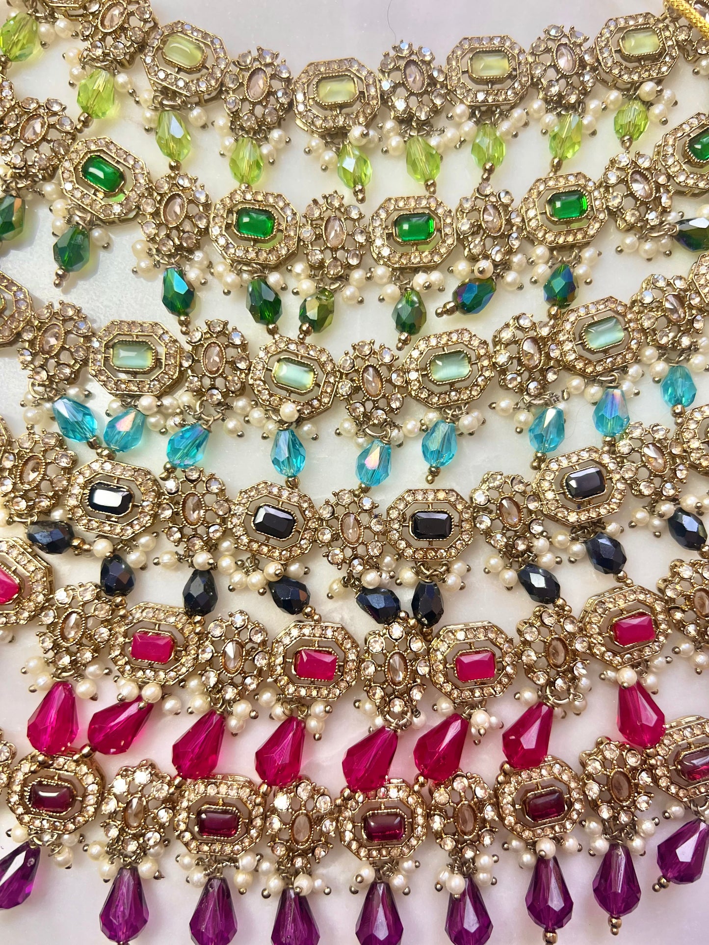 Ruby Necklaceset - 6 colors