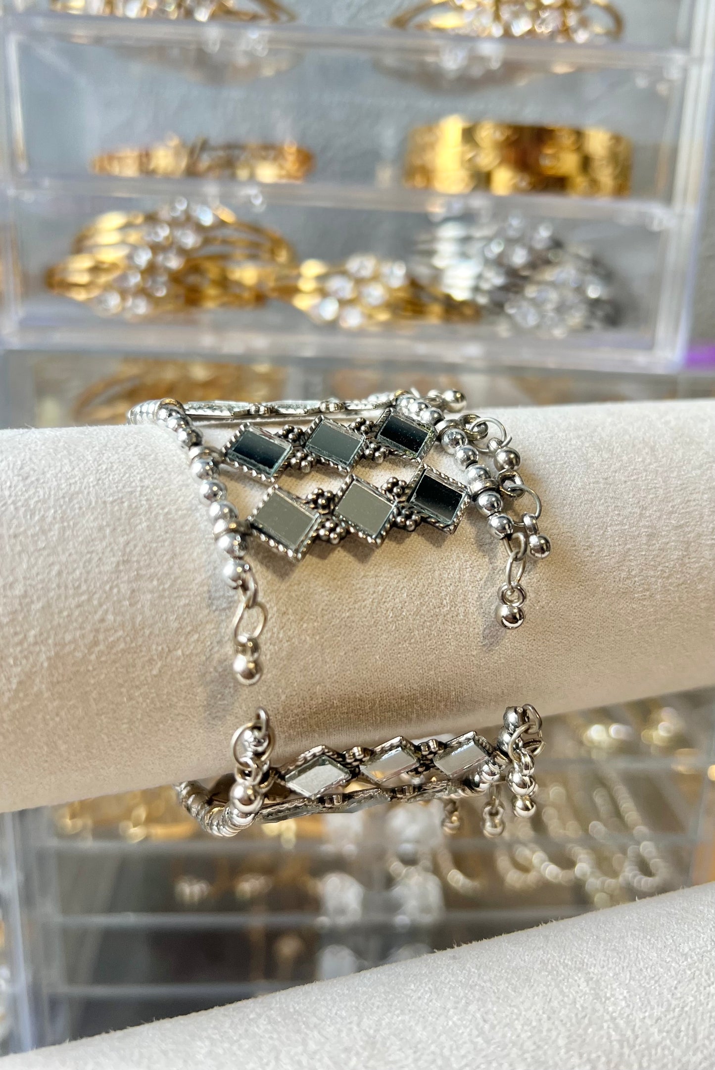 Open Mirror Bangle