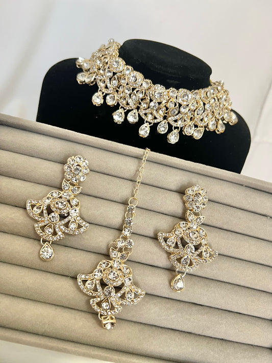 Inaya Necklaceset - White