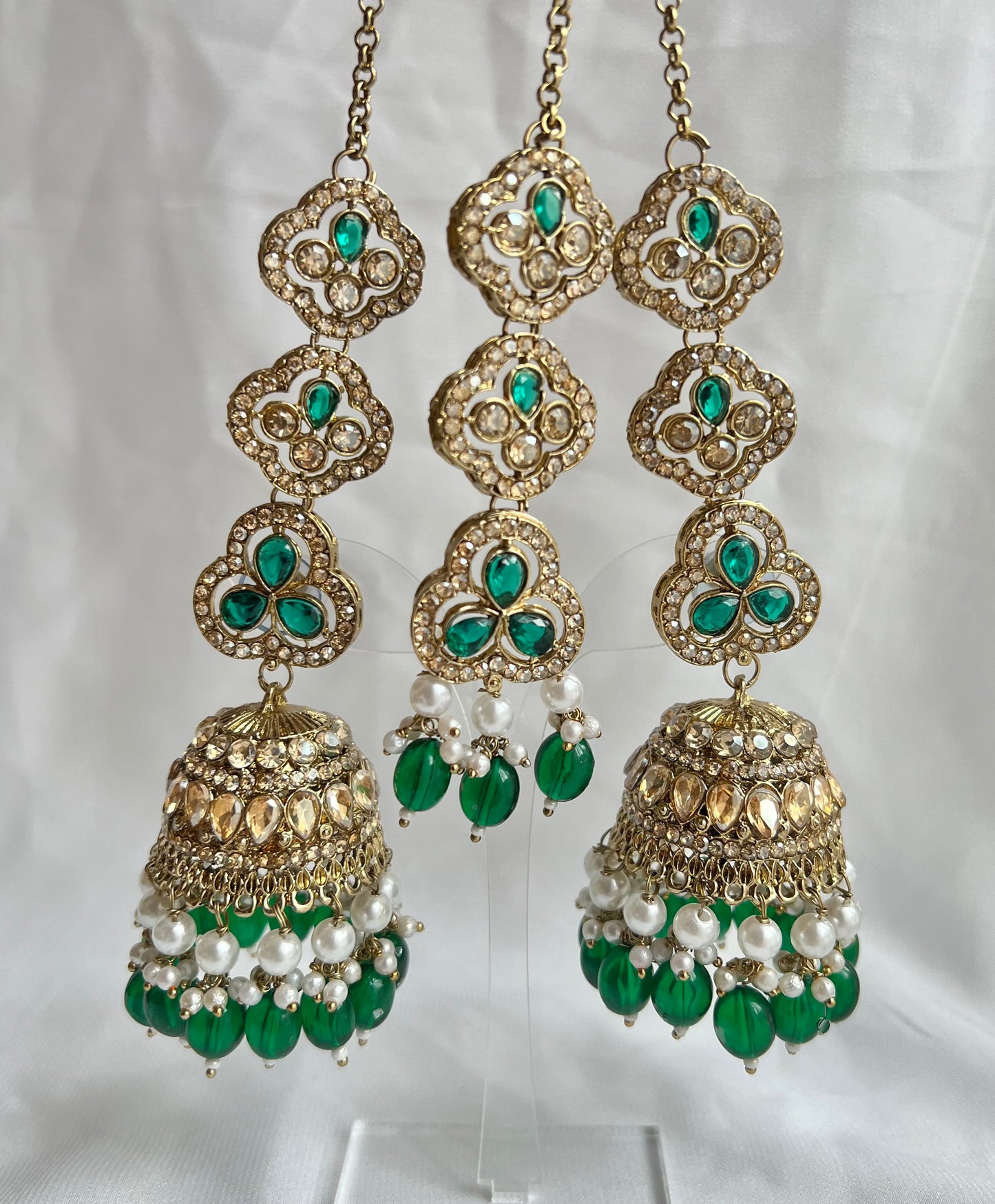 Jhumka Sahara Tikkaset - 6 colors