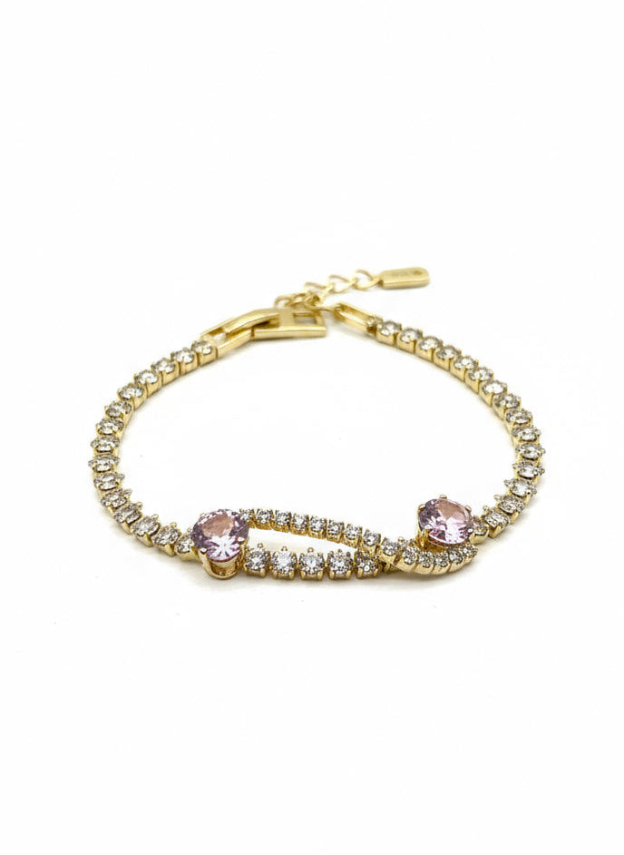 Infinity Bracelet Lila