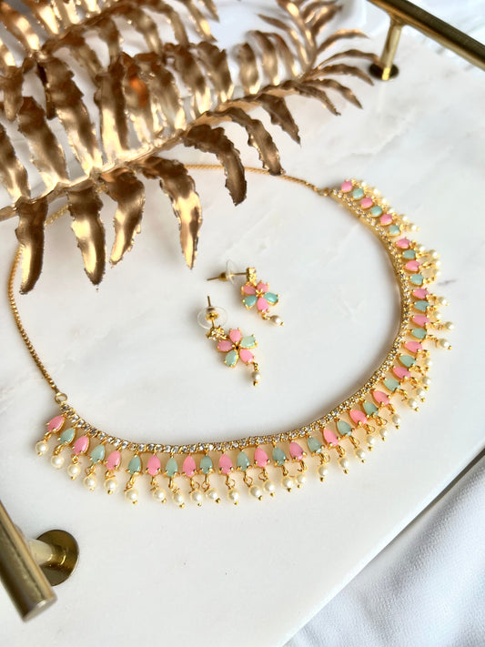 Eli Pearl Necklaceset - 4 colors