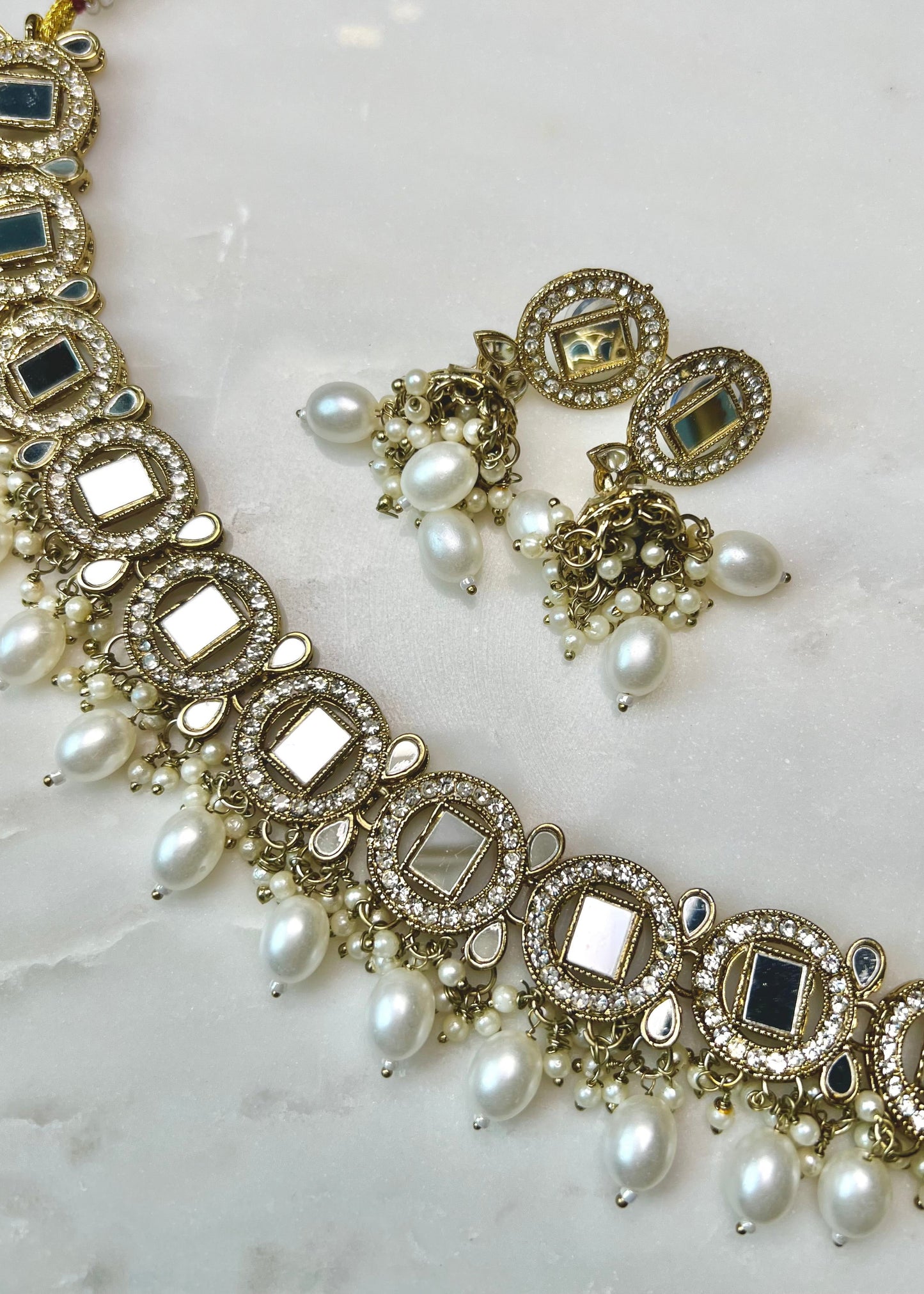 Rima Necklaceset - White