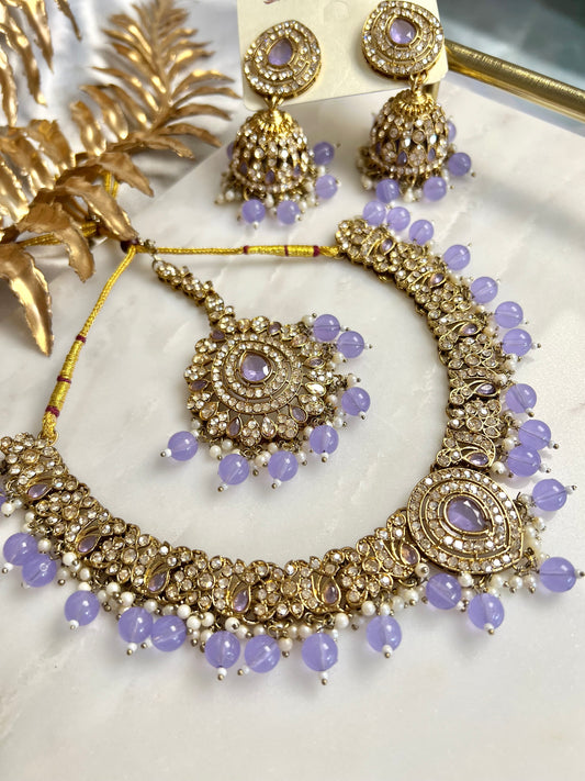 Vani Necklaceset - Lila