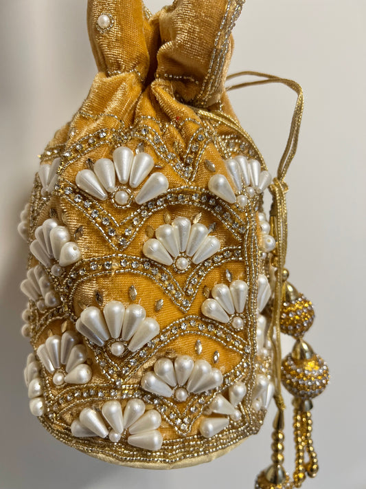 Potli Bag - Pearls