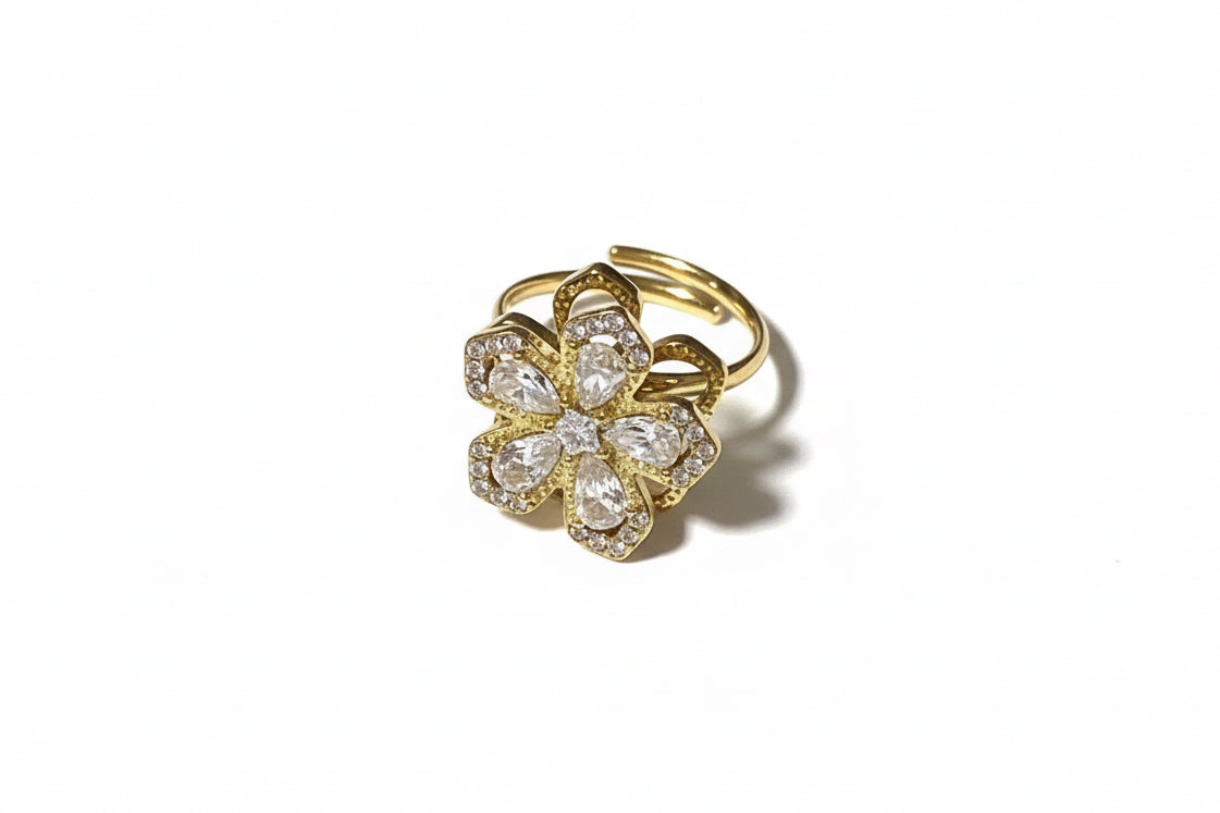 Aurora Anti-Stress Flower Ring