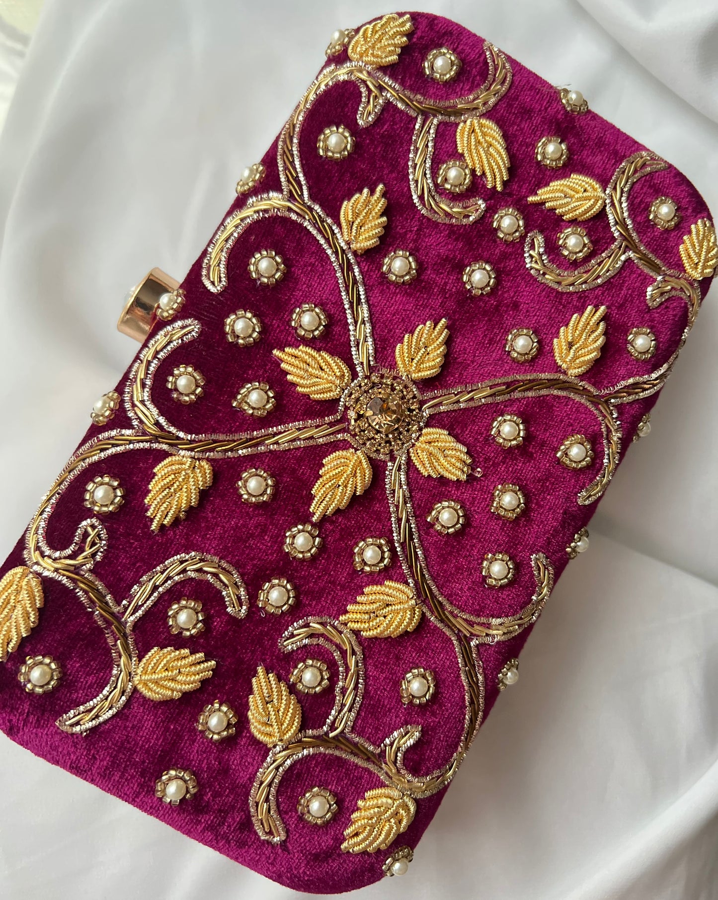 Purple/Wine Clutch